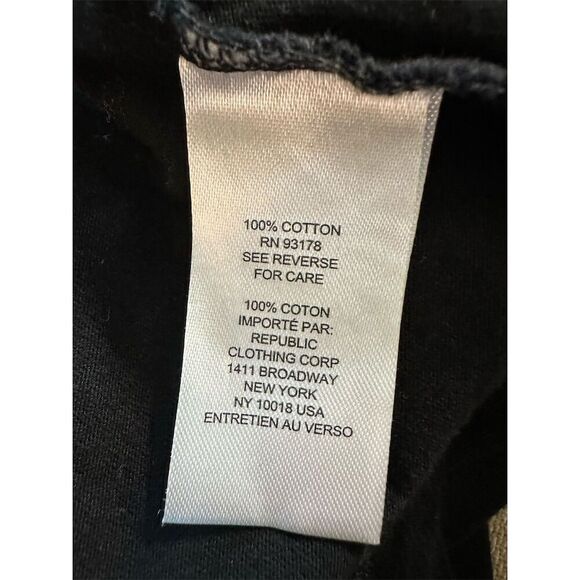 Tahari Women's Black Puff Sleeve Crew Neck Blouse Size M Casual - Picture 5 of 5